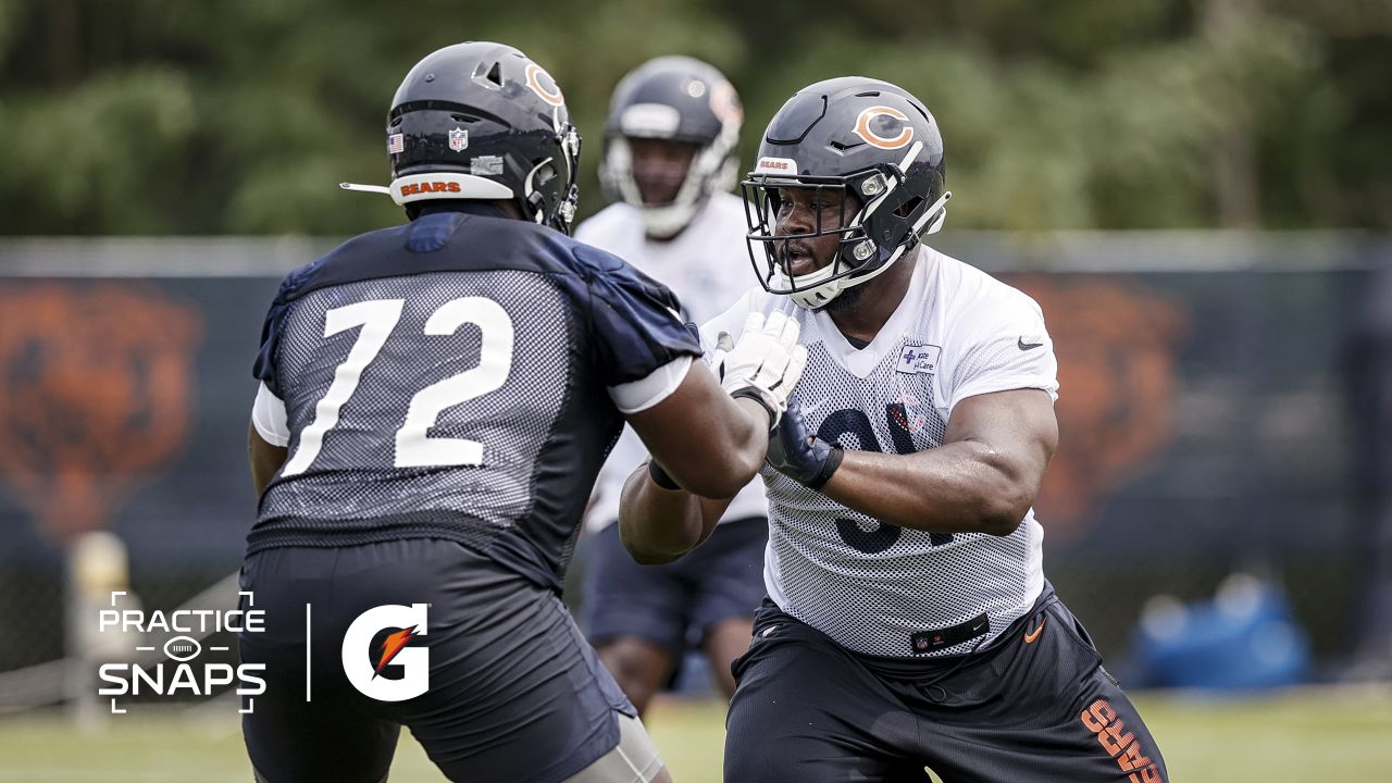 Getting healthy at right time, Chicago Bears practice with all