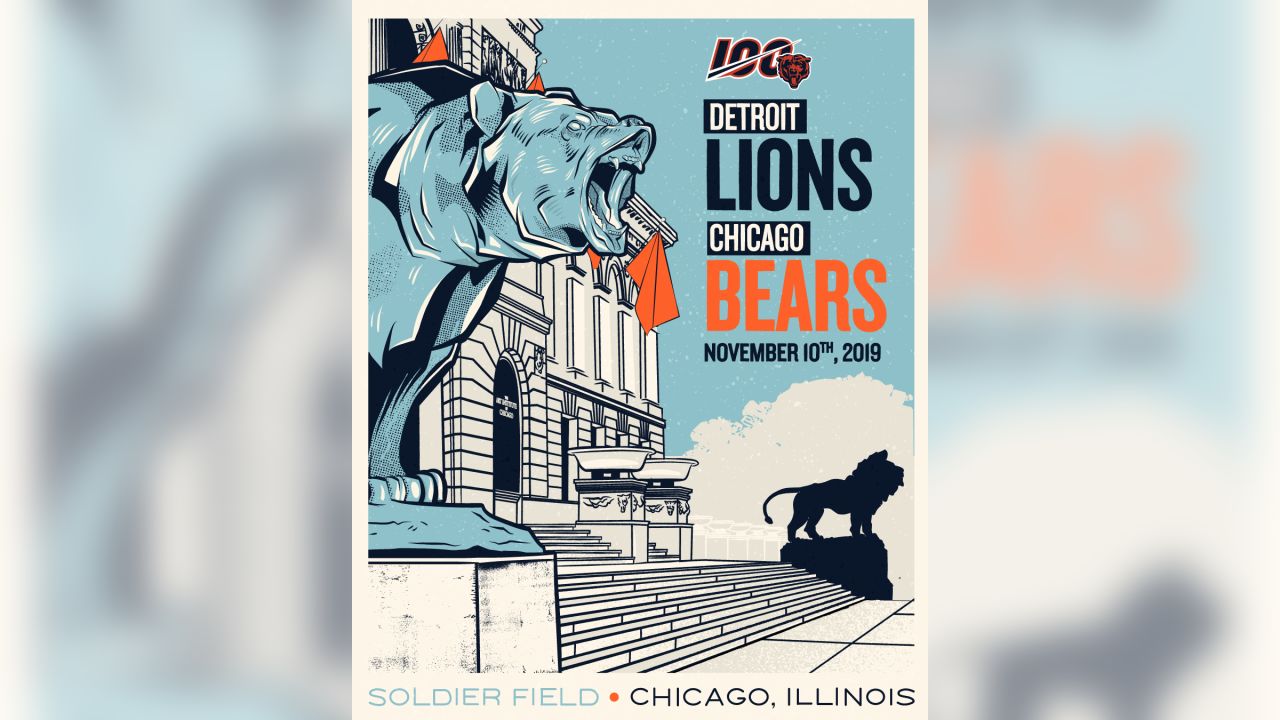 Bears 2019 vintage gameday posters