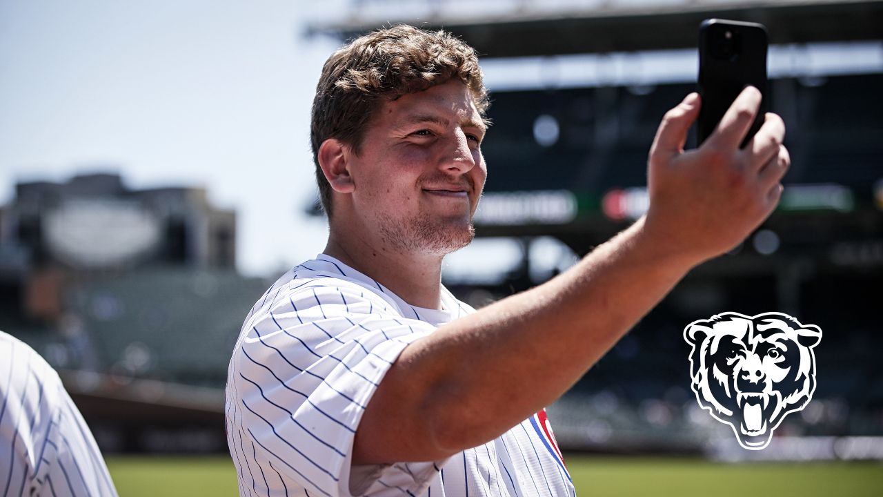 Bears rookies attend Cubs game at Wrigley Field