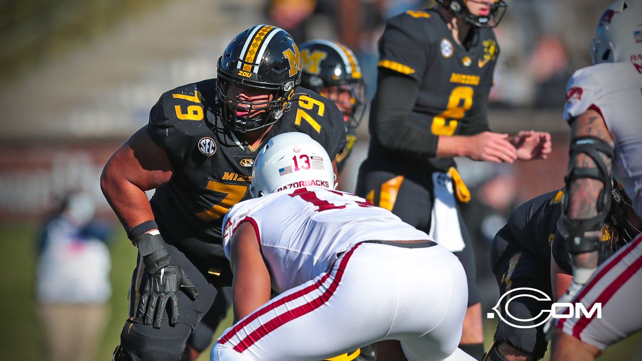 2021 NFL Draft: Offensive lineman Larry Borom, Missouri, Round 5