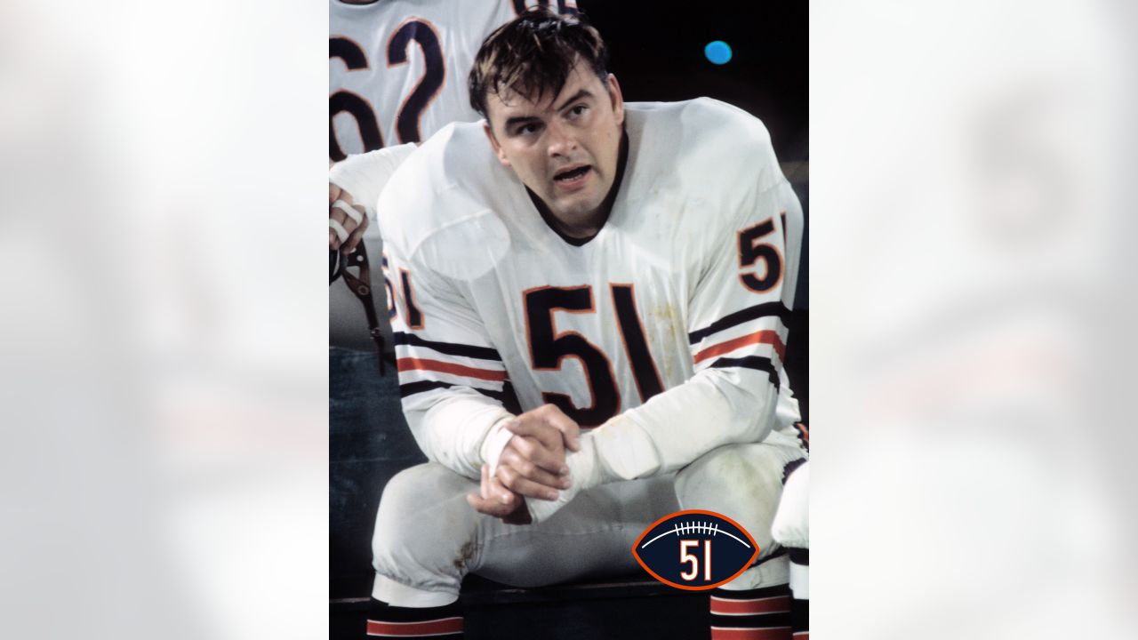 Here's why the Chicago Bears players wear a No. 51 patch – NBC Sports  Chicago