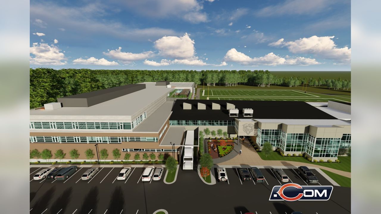 Enclosure of Halas Hall Addition for Chicago Bears