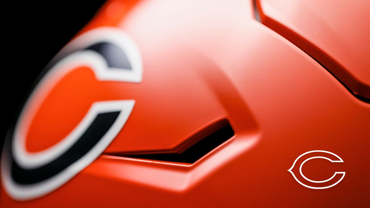 Photos: Bears unveil new orange helmets