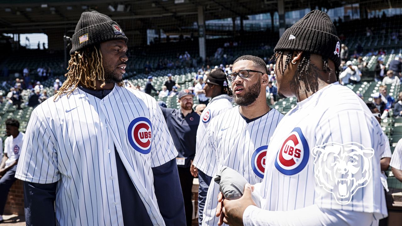 Bears rookies attend Cubs game at Wrigley Field