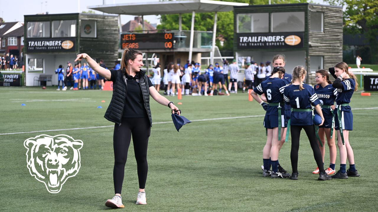 C.J. Uzomah Discusses the Launch of the Jets and Bears NFL Girls Flag  Football League in London