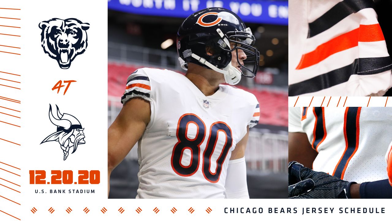 Chicago Bears announce jersey schedule for 2020 season