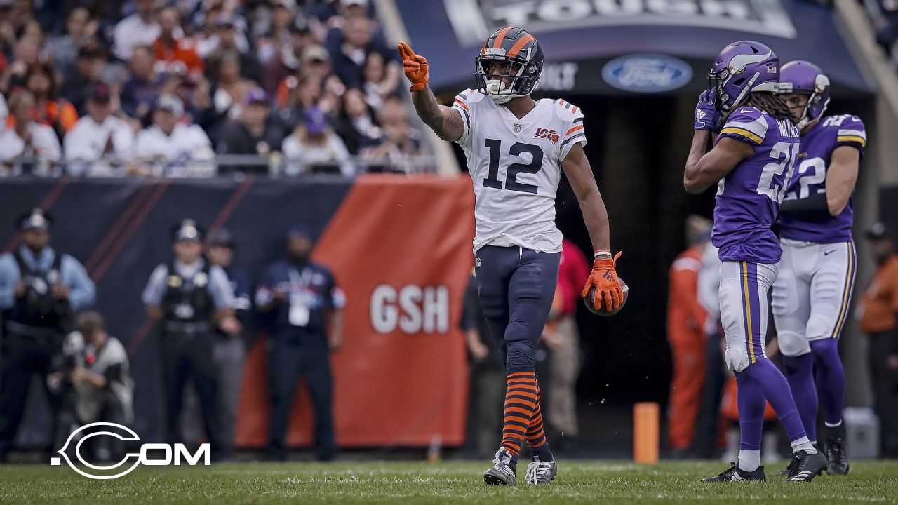 Chicago Bears wide receiver Brandon Marshall in a 2014 game against the Miami  Dolphins at Soldi …