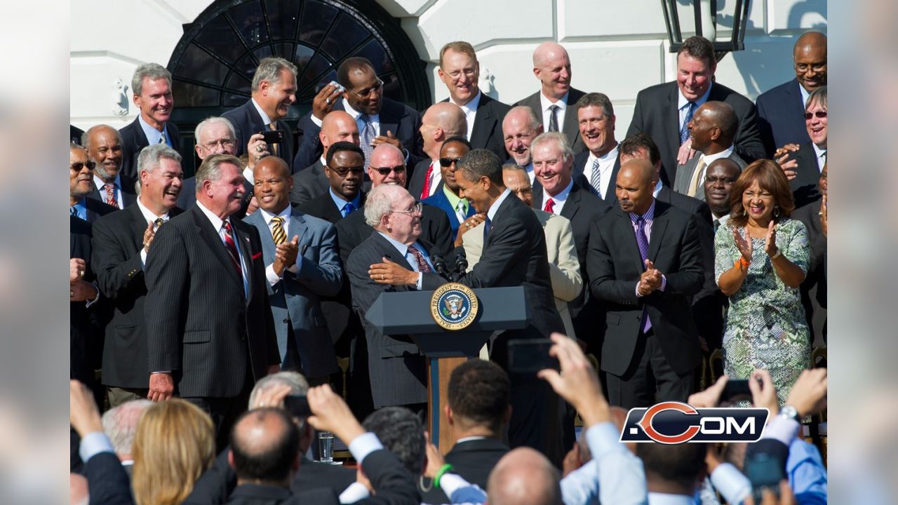 1985 Chicago Bears Finally Visit The White House : The Two-Way : NPR