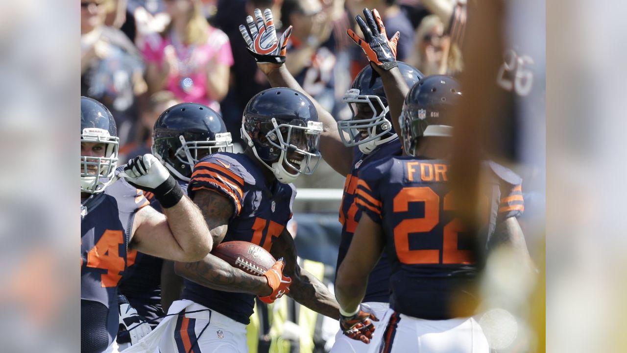 Chicago Bears wide receiver Brandon Marshall in a 2014 game