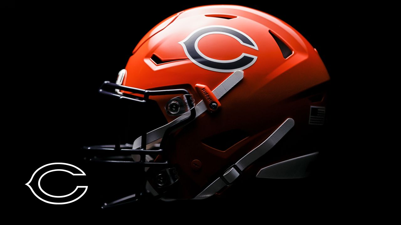 Photos: Bears unveil new orange helmets