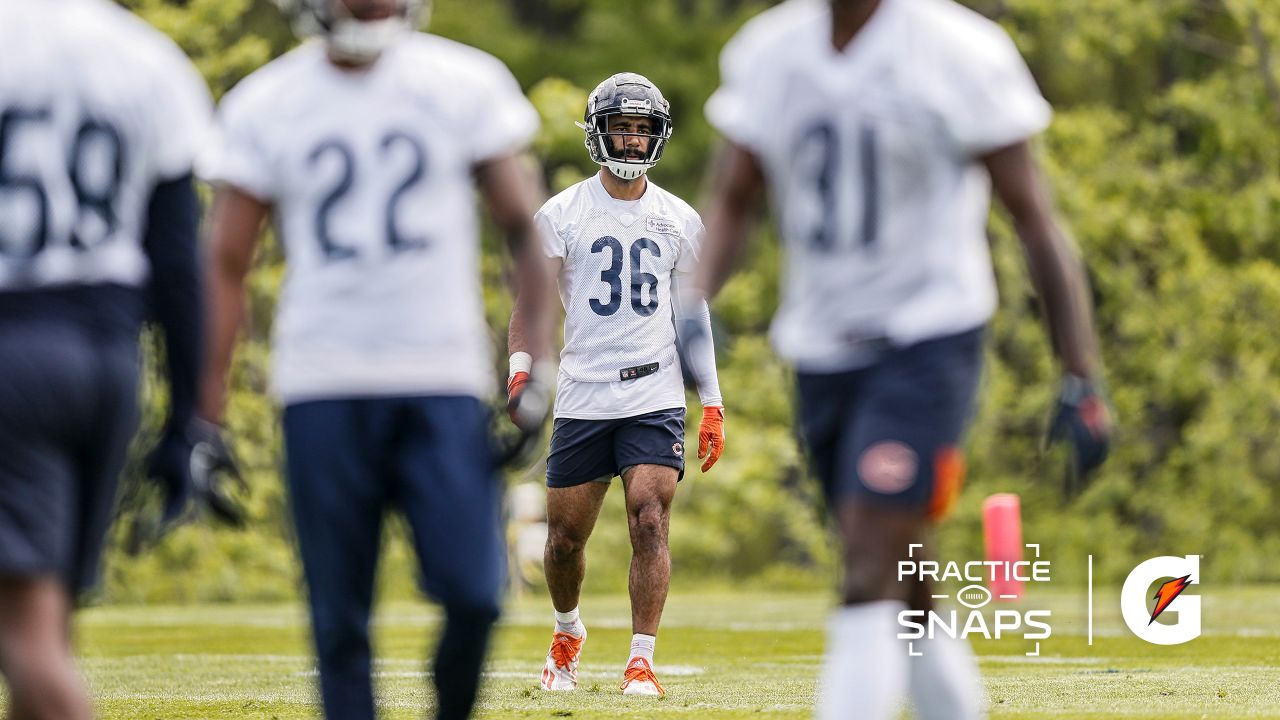 Chicago Bears rookie cornerback Cornelius Brown (39) returns a punt during  the Bears training camp practice at Olivet Nazarene University in  Bourbonnais, IL. (Credit Image: © John Rowland/Southcreek  Global/ZUMApress.com Stock Photo 