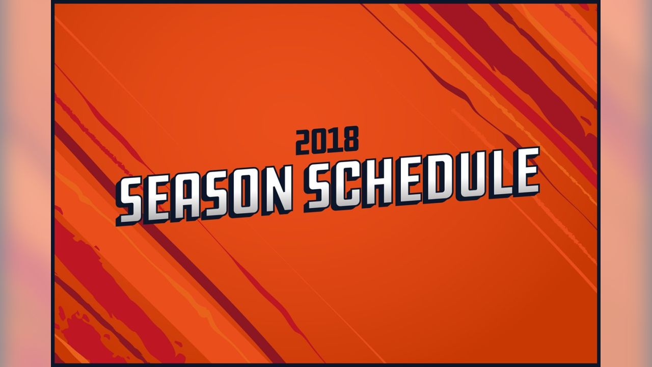 NFL - 2018 Chicago Bears Schedule