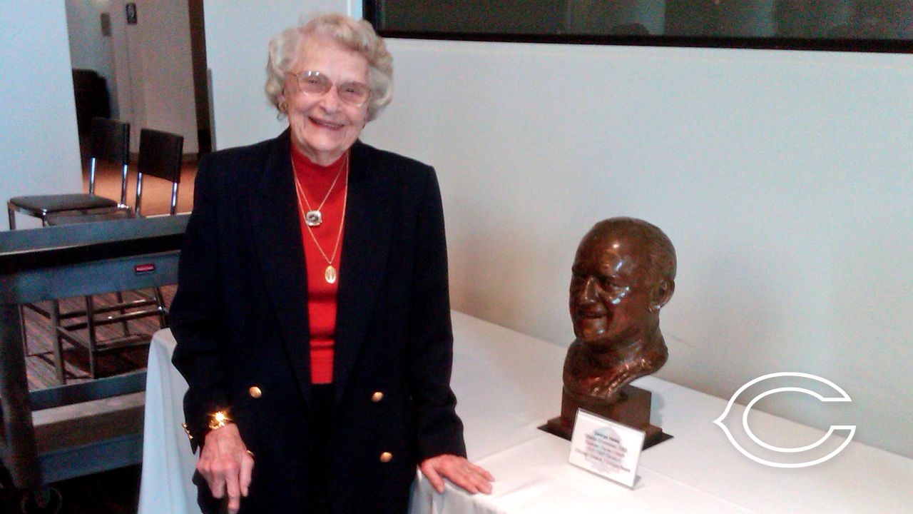 Chicago Bears - Inspiring the next generation. A message from Virginia  Halas McCaskey as we kick off Women's History Month.