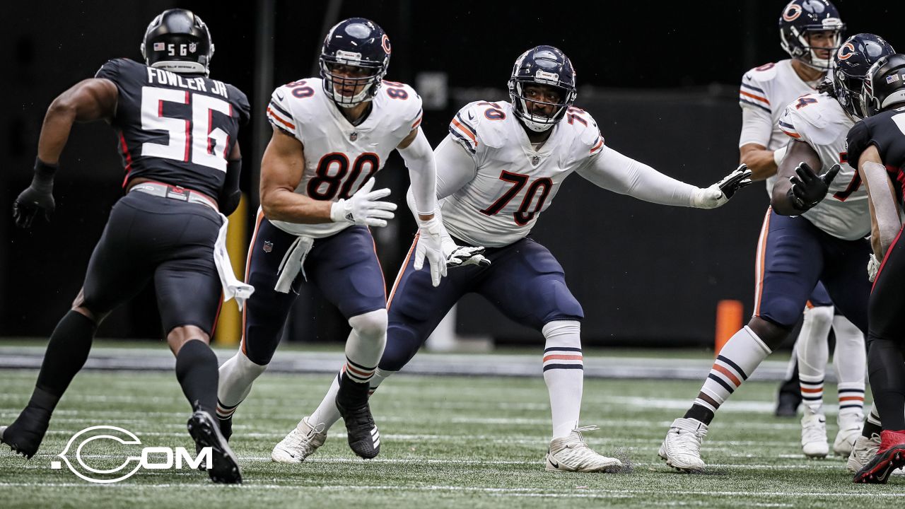 Chicago Bears offensive tackle Bobby Massie (70) blocks New York