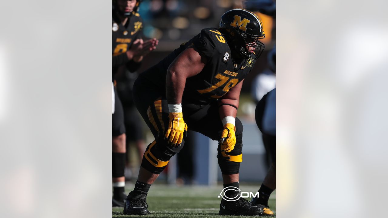 2021 NFL Draft: Offensive lineman Larry Borom, Missouri, Round 5, Pick 151