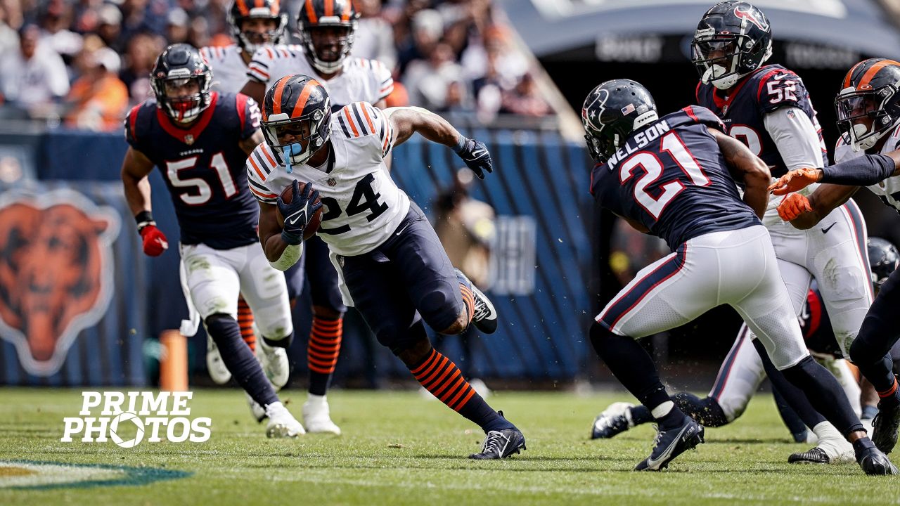 How Khalil Herbert and the Bears' offensive line ran over the Texans - The  Athletic