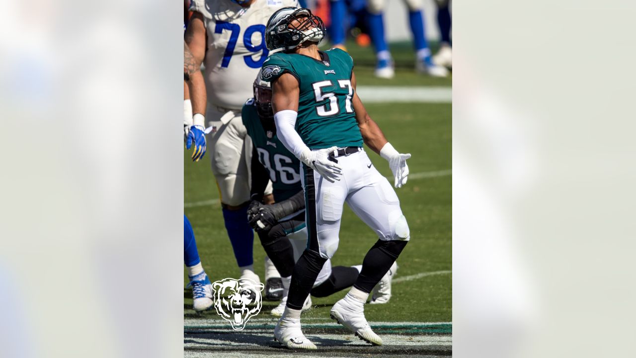 Philadelphia Eagles linebacker T.J. Edwards (57) in action during