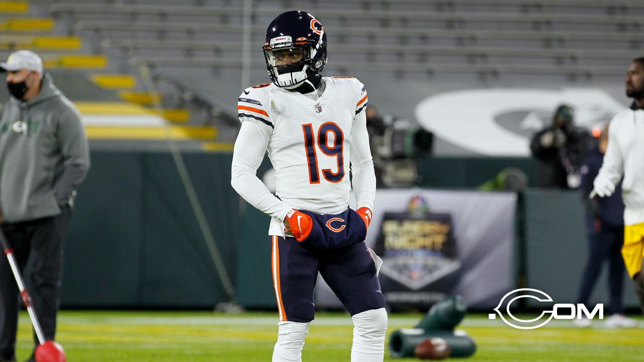 Chicago Bears tight end Demetrius Harris (86) lines up against the Atlanta  Falcons during the first half of an NFL football game, Sunday, Sept. 27,  2020, in Atlanta. The Chicago Bears won