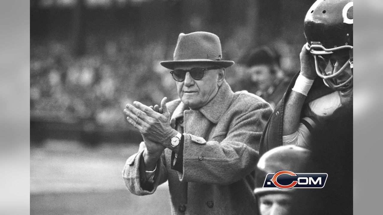 1968: George Halas retires as coach of Chicago Bears