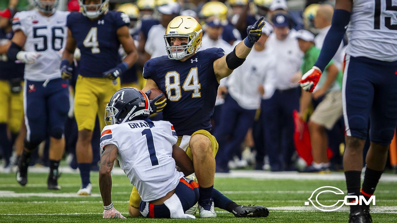 Notre Dame's Brian Kelly says Bears TE Cole Kmet will be 'in line' with  NFL's best - Chicago Sun-Times