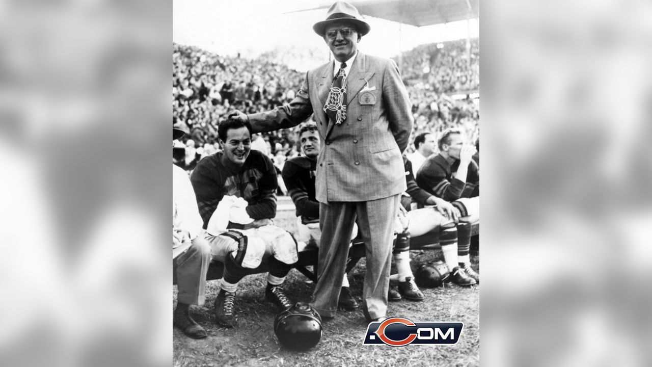 Chicago Bears on X: On this day in 1916, legendary #Bears QB Sid Luckman  was born 98 years ago. Career Photos:    / X