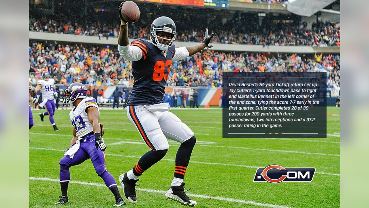 Cutler, Bennett lead Bears over Vikings 31-30