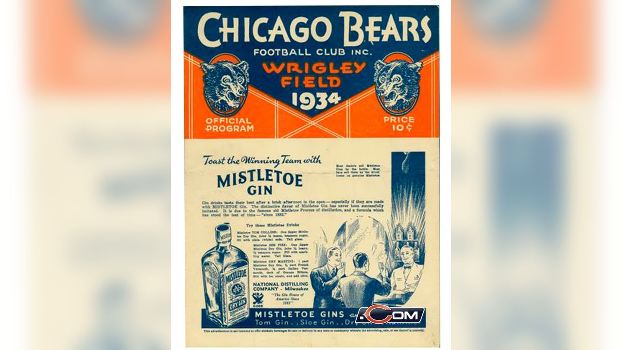 1928 Chicago Bears Football Club program - Wrigley Field