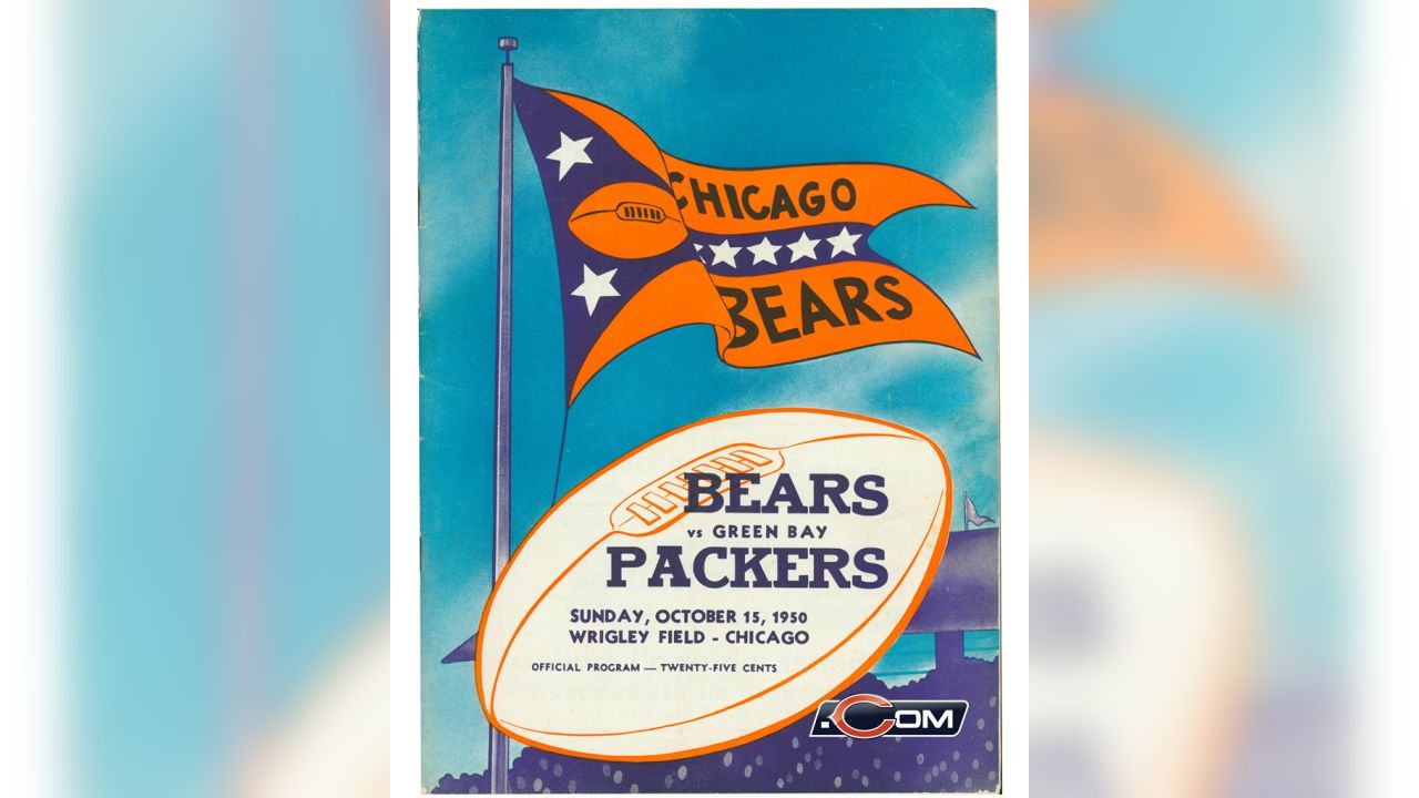 VINTAGE 11-12-1961 Chicago Bears vs. Green Bay Packers Wrigley Field  Program!