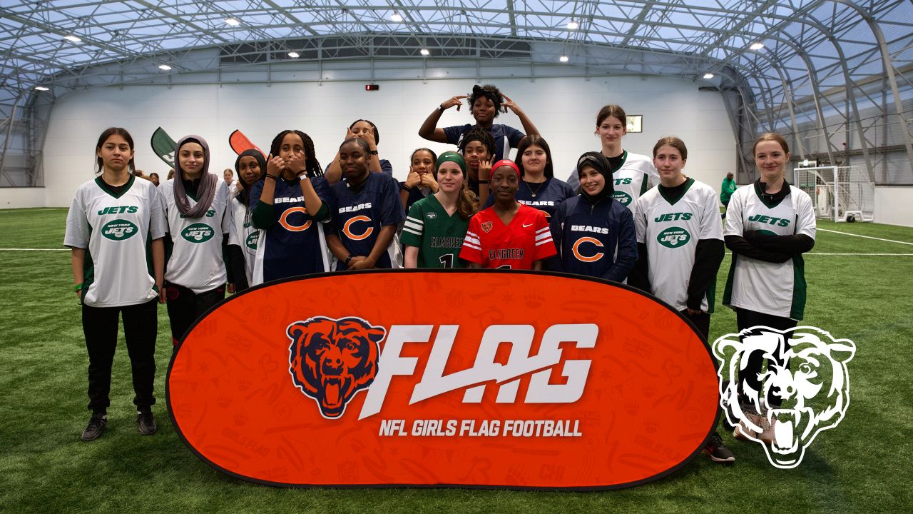 Bears, Jets launch inaugural girls flag football league in United Kingdom