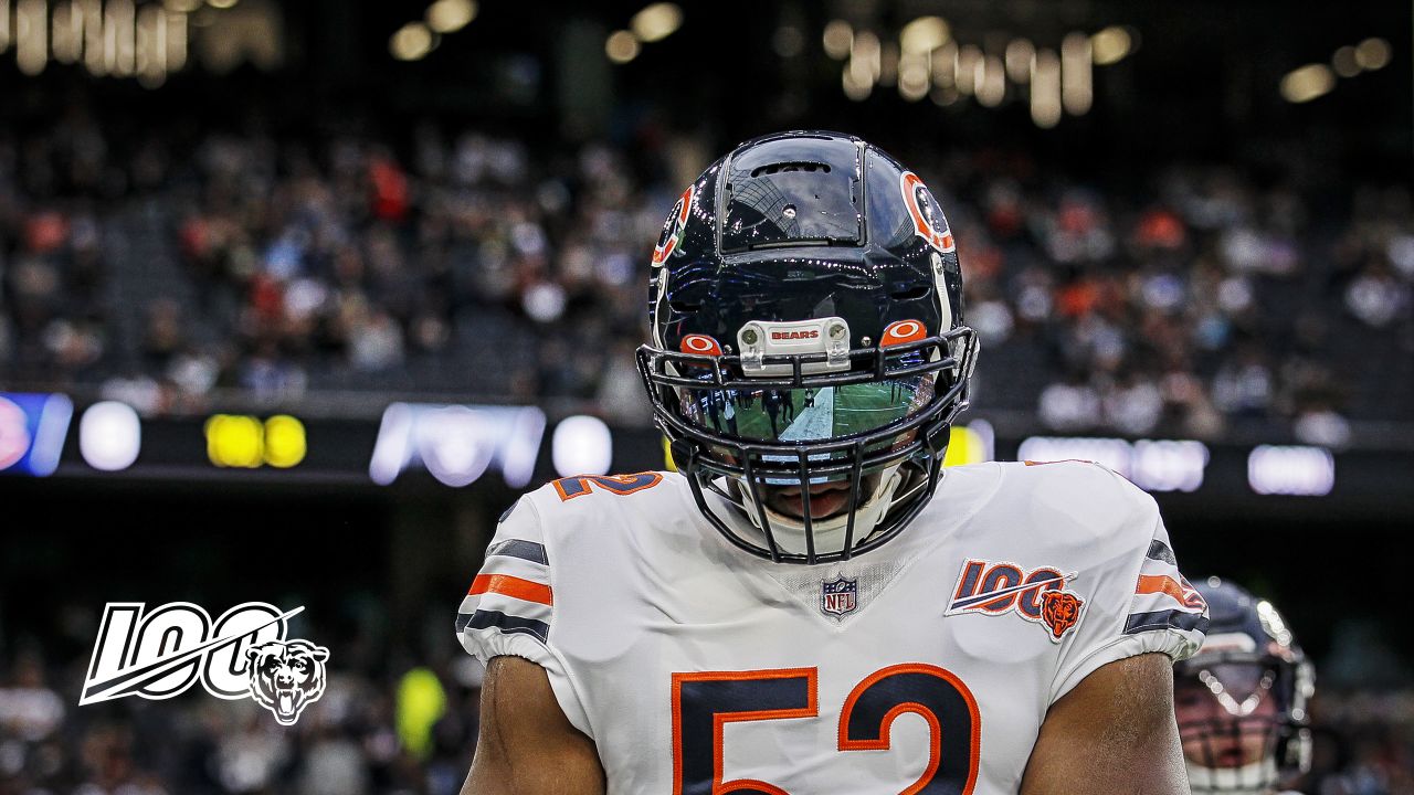 Chicago Bears Khalil Mack during the media day at Allianz Park, London  Stock Photo - Alamy