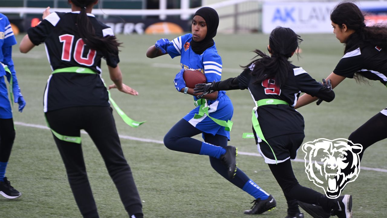 Bears, Jets launch inaugural girls flag football league in United Kingdom