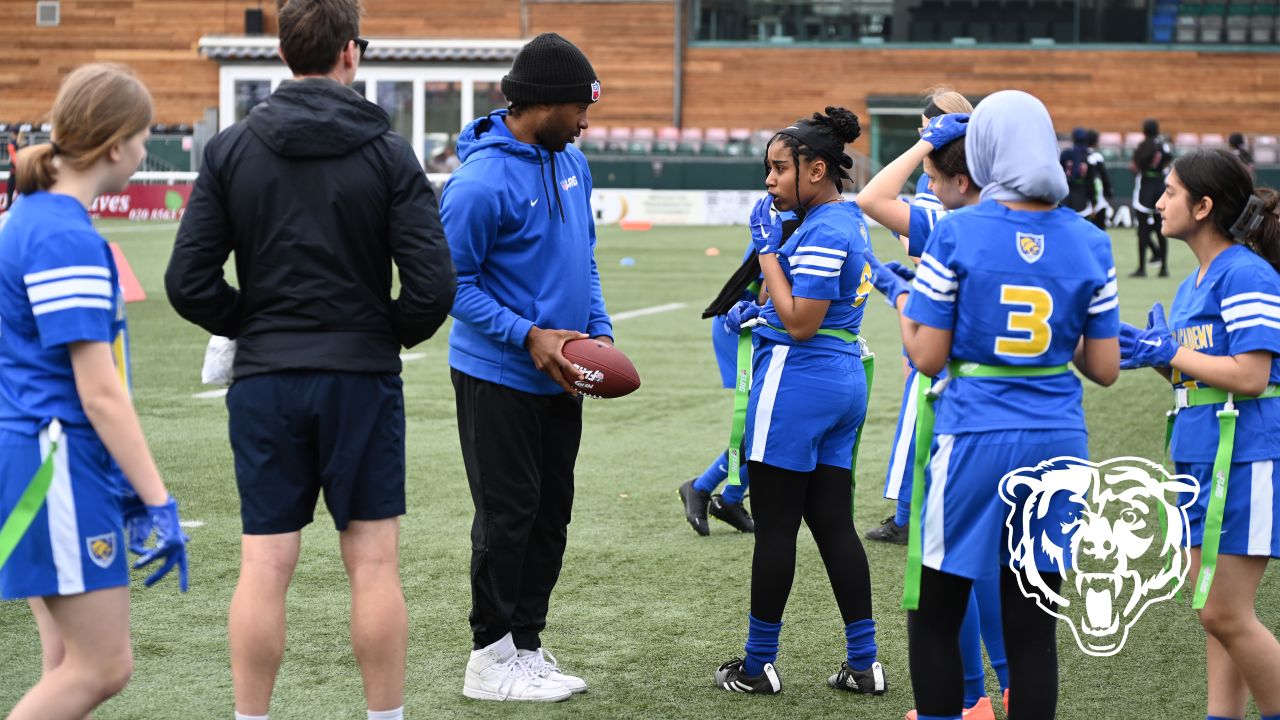 Bears, Jets launch inaugural girls flag football league in United Kingdom