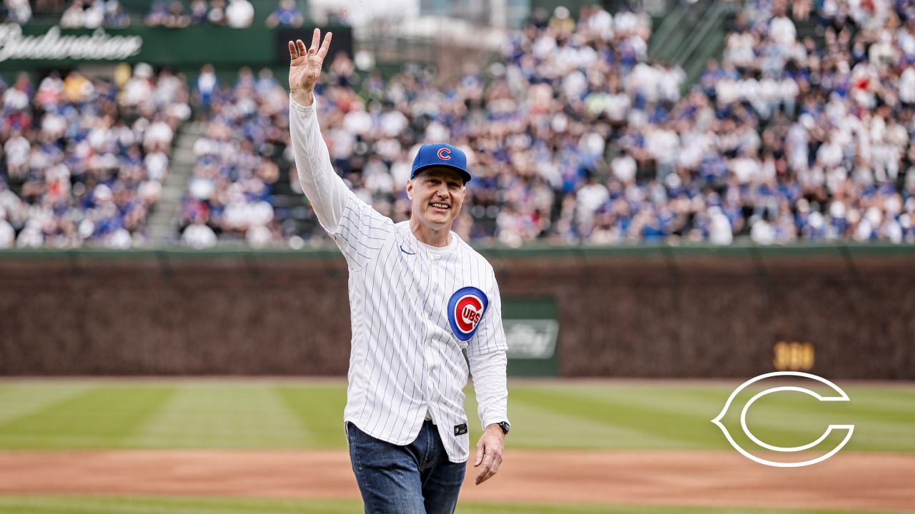 Romo Tosses Out First Pitch At Cubs Game - Eastern Illinois