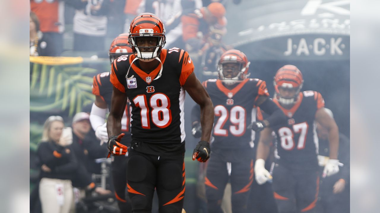 Pittsburgh Steelers cornerback Ahkello Witherspoon (25) celebrates an  interception during a NFL football game against the Cincinnati Bengals,  Sunday, Sept. 11, 2022, in Cincinnati. (AP Photo/Emilee Chinn Stock Photo -  Alamy