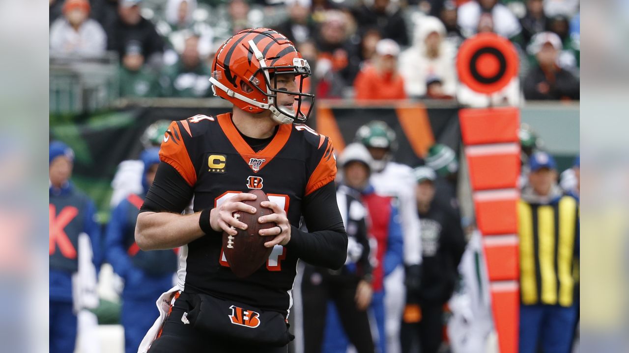 Cincinnati Bengal starting quarterback Andy Dalton watches the replay on  the scoreboard in the fourth quarter of the Pittsburgh Steelers 35-7 win at  Heinz Field in Pittsburgh Pennsylvania. The Bengals Dayton was