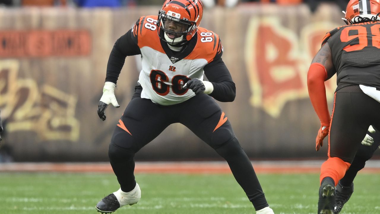 Bobby Hart 68 Cincinnati Bengals During Editorial Stock Photo - Stock Image