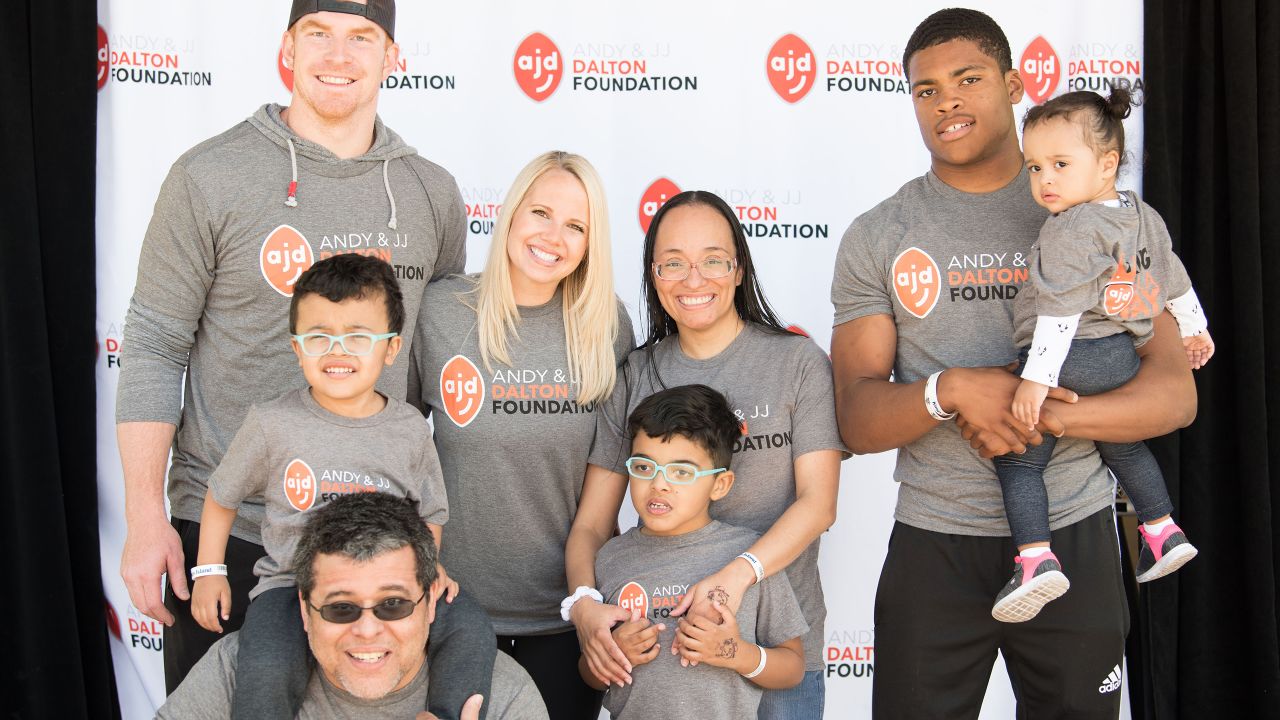 Families spend the day with Andy Dalton