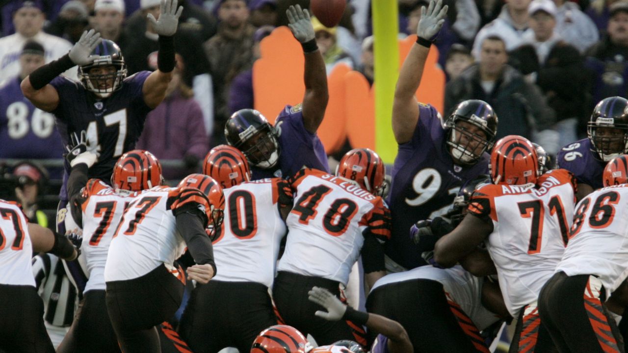 What channel is the Cincinnati Bengals vs. Baltimore Ravens game on?