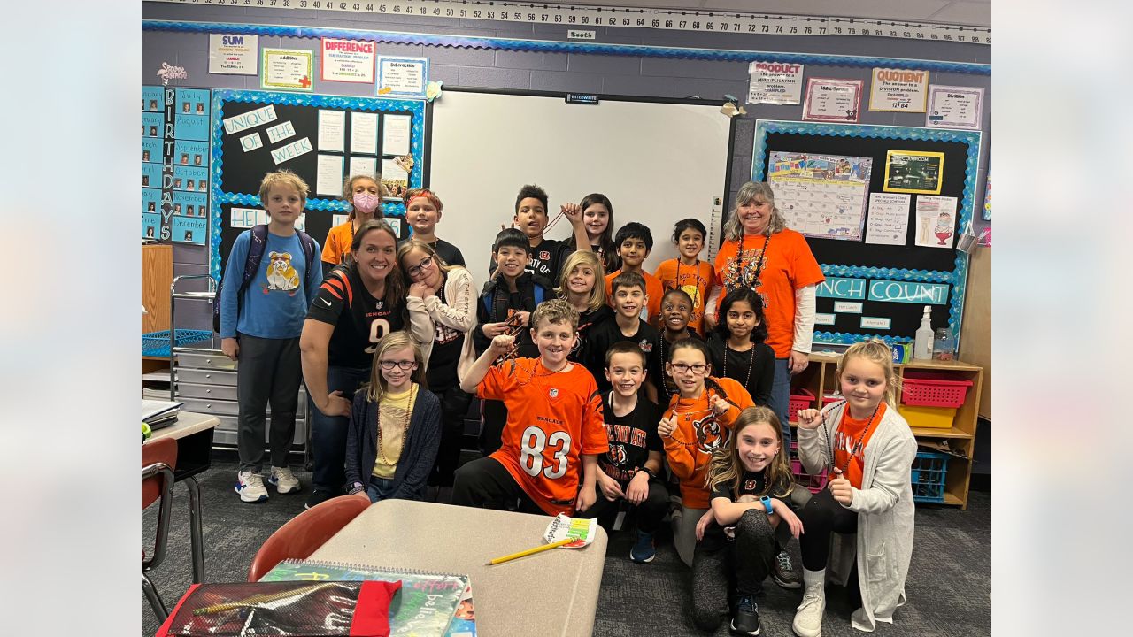 Bengals Rule Your School Pep Rally at Woodlawn Elementary