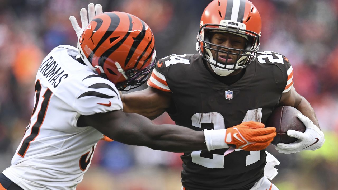 Nick Chubb 70 yard TD over the Bengals