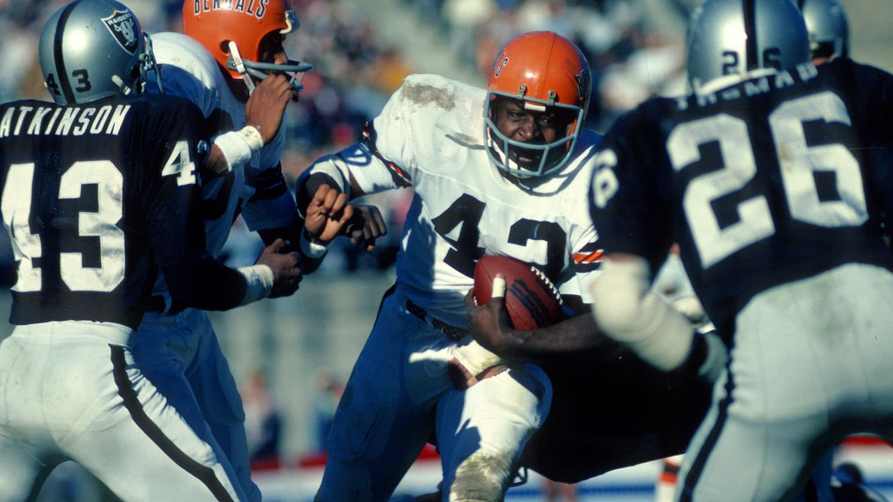 CIRCA 1970's: Running back Larry Csonka of the Miami Dolphins watches