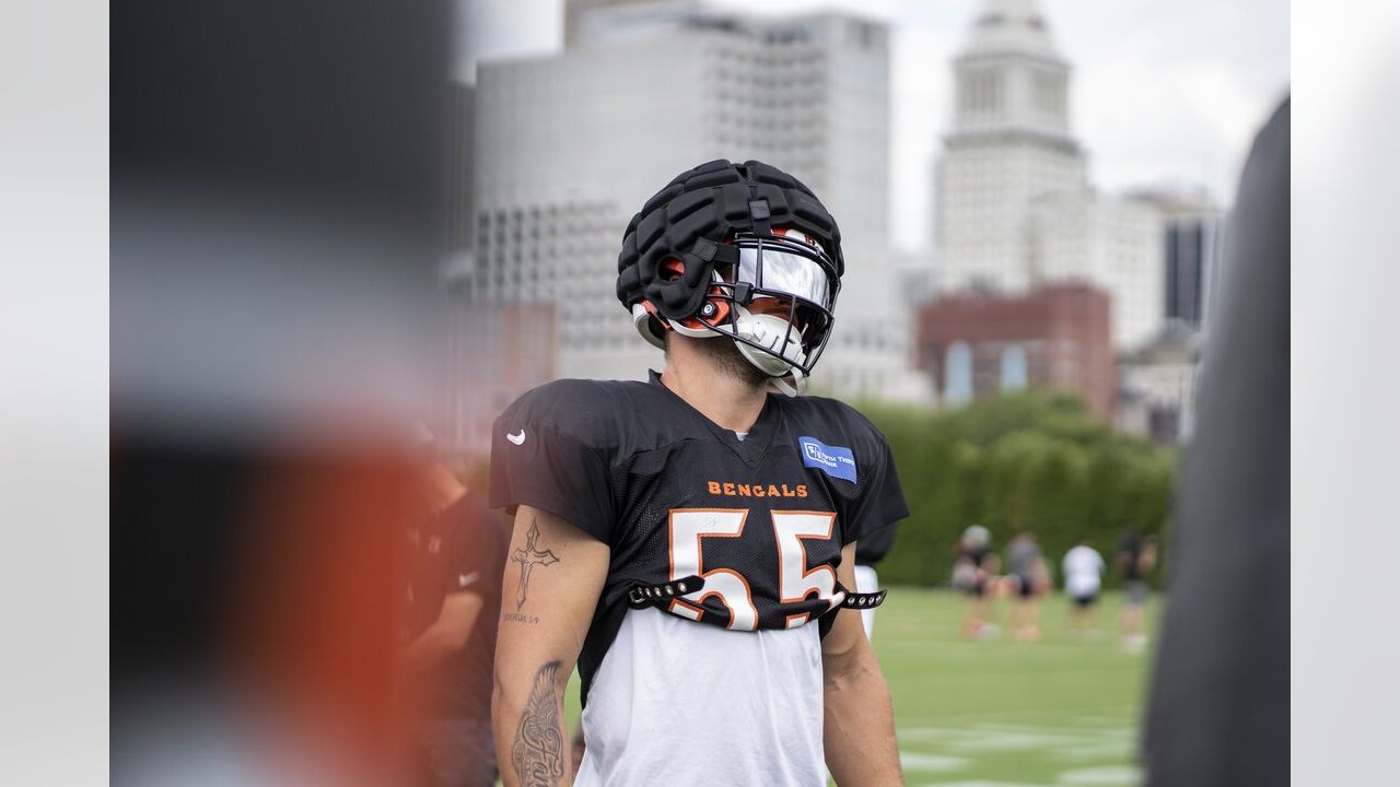 Cincinnati Bengals' Tyler Shelvin stands on the field during an NFL  football practice in Cincinnati, Tuesday, May 24, 2022. (AP Photo/Aaron  Doster Stock Photo - Alamy