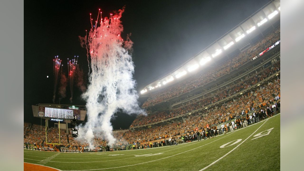 Cincinnati Bengals Pregame Fireworks and Hype Video in Front of