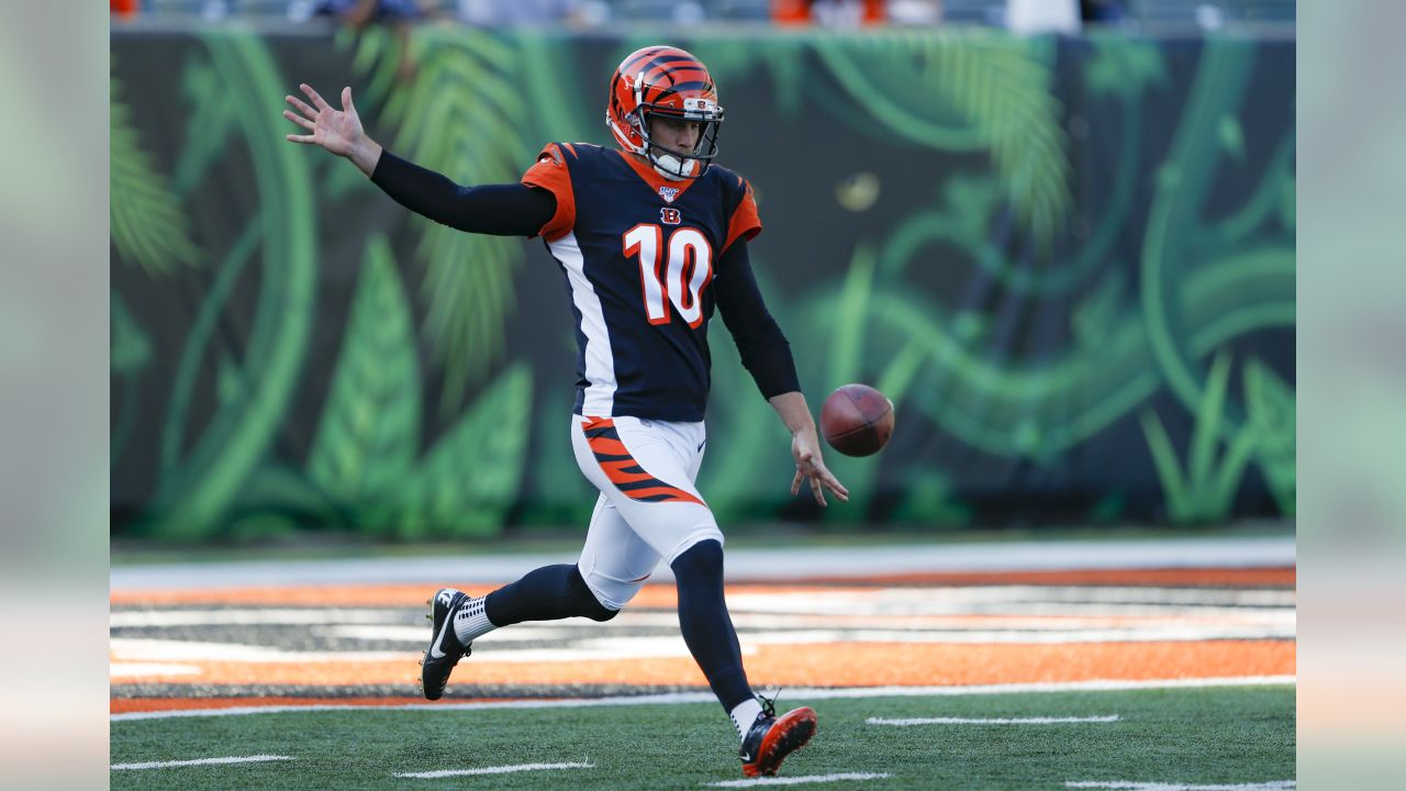 Cincinnati Bengals kicker Tristan Vizcaino (3) after an NFL football  preseason game between the Indianapolis Colts and the Cincinnati Bengals at  Paul Brown Stadium in Cincinnati, OH. Adam Lacy/CSM Stock Photo 