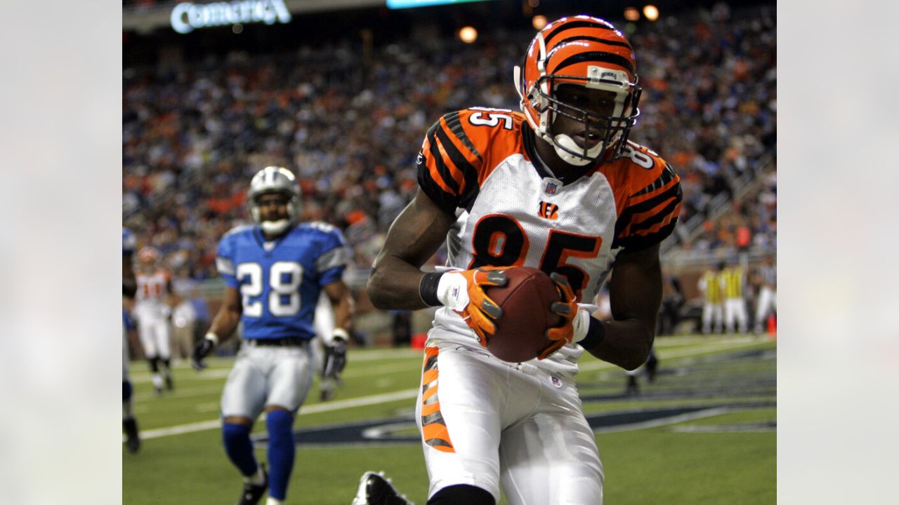 Cincinnati bengals receiver chad johnson hi-res stock photography