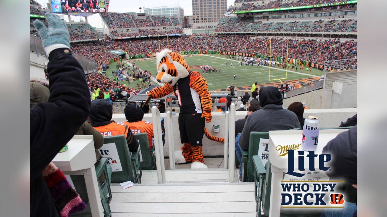 Miller Lite Who Dey Deck  Cincinnati Bengals 