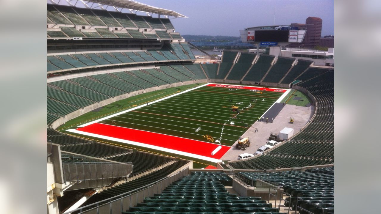 Cincinnati Bengals on X: The Paul Brown Stadium field renovation project  is now completed. Who's ready for some #Bengals football?   / X