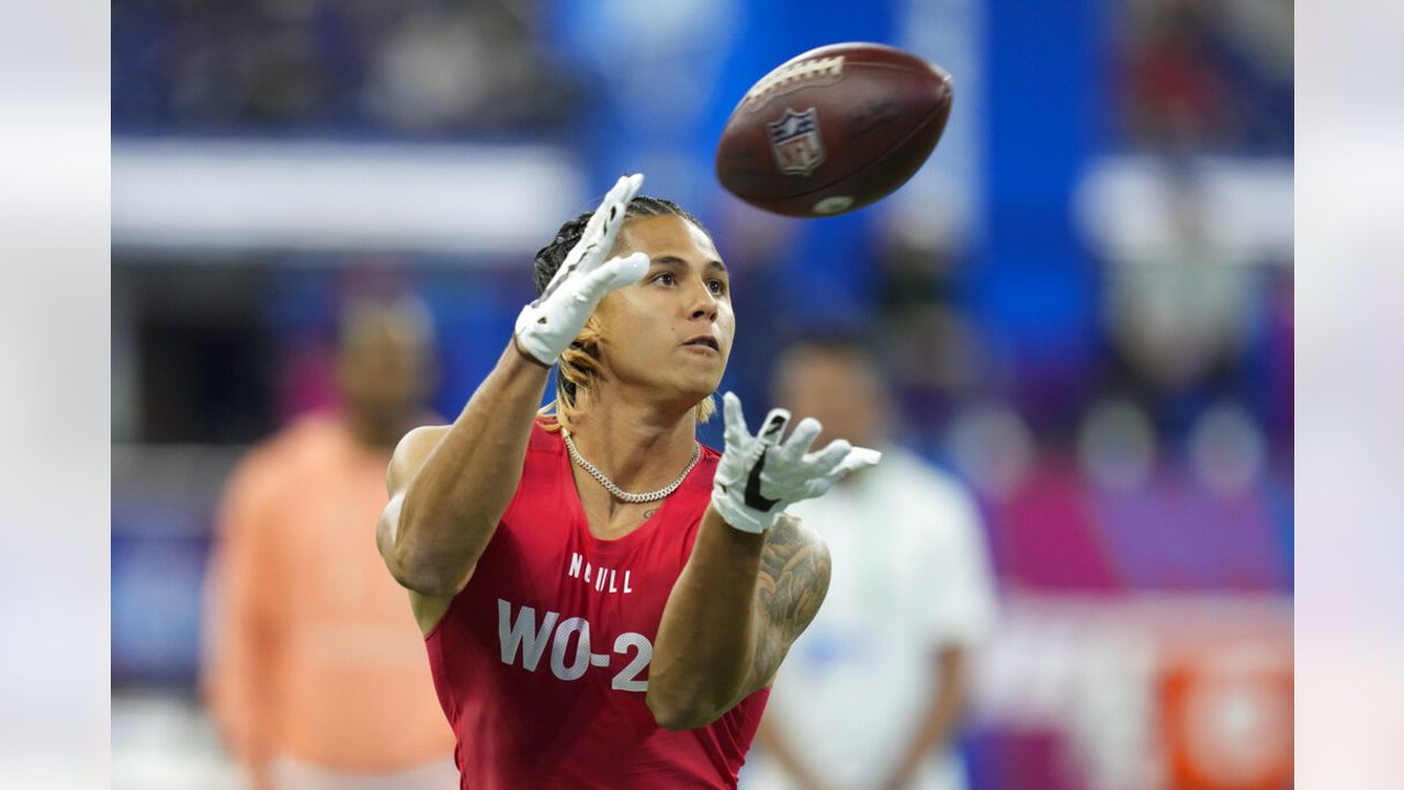 Iosivas Finishes NFL Scouting Combine - Princeton University Athletics