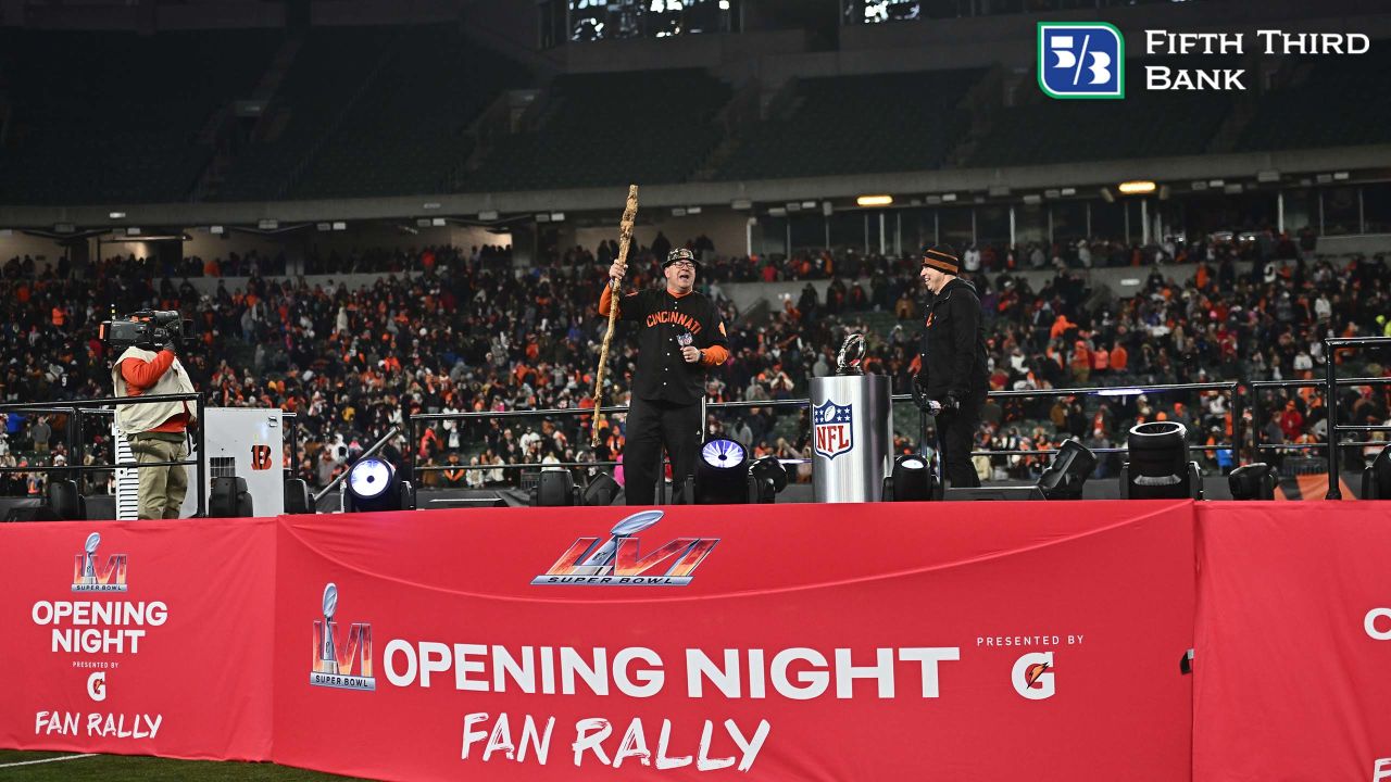 ESPN's Super Bowl Opening Night show lacks Bengals Fan Rally coverage