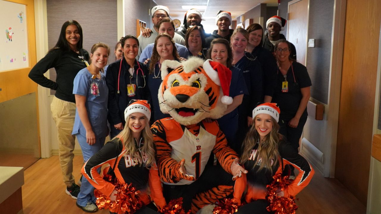 Newborn babies cheer on Bengals at Miami Valley Hospital South